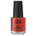 All Week Long - kiss me sweetheart nail polish, extended wear polish, top coats, nails, nail art