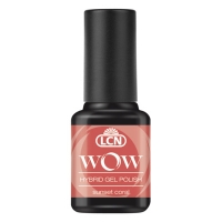 WOW Hybrid Gel Polish - sunset coral hybrid gel polish, gel polish, shellac, nail polish, fast drying nail polish
