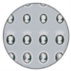 Nail Art Sticker - royal green cameo 